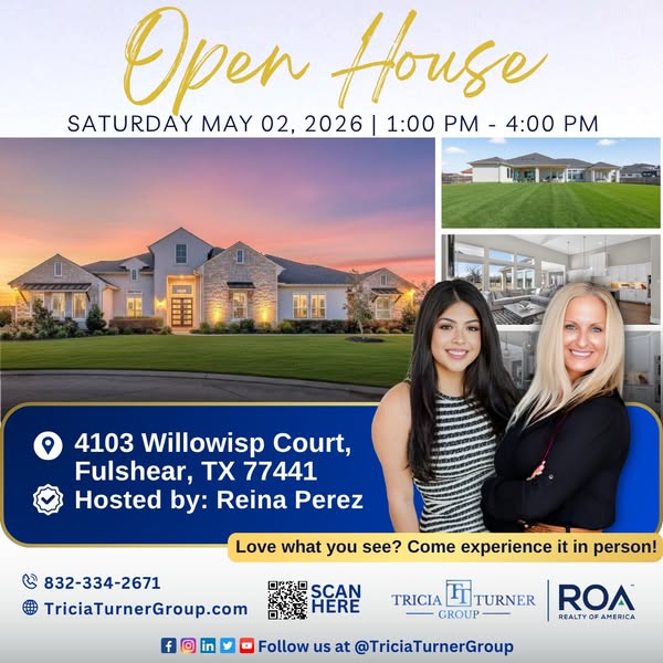 Tricia Turner Group open-house campaign for 4103 Willowisp Court